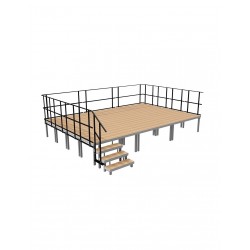 Podium scena interior 6 x 4m